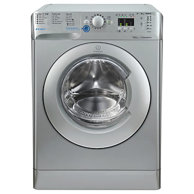Indesit Innex BWA81483XS Freestanding Washing Machine 8kg Load, A+++ Energy Rating, 1400rpm, Silver Indesit Innex BWA81483XS Freestanding Washing Machine 8kg Load, A+++ Energy Rating, 1400rpm, Silver